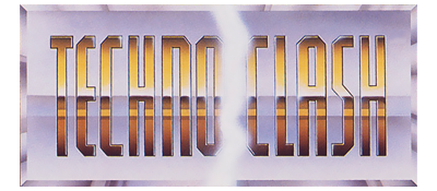 Technoclash logo for Sega Mega Drive